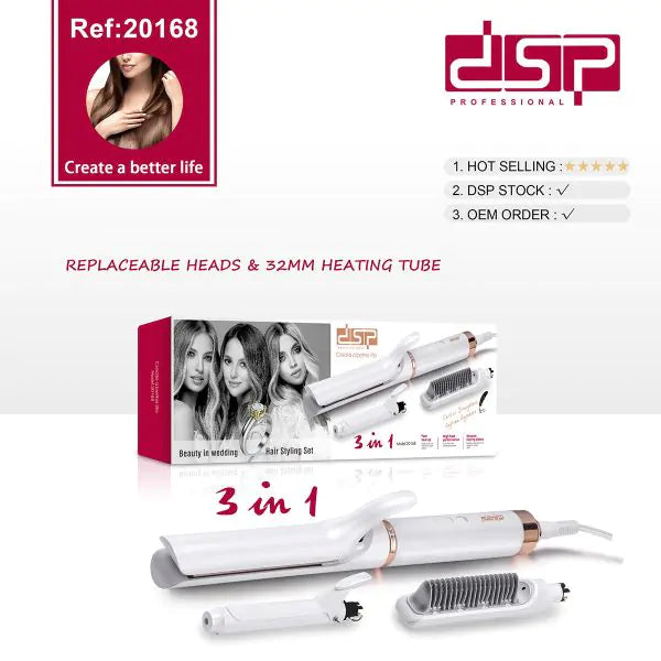 DSP - 3 - in - 1 Hair Styler ©